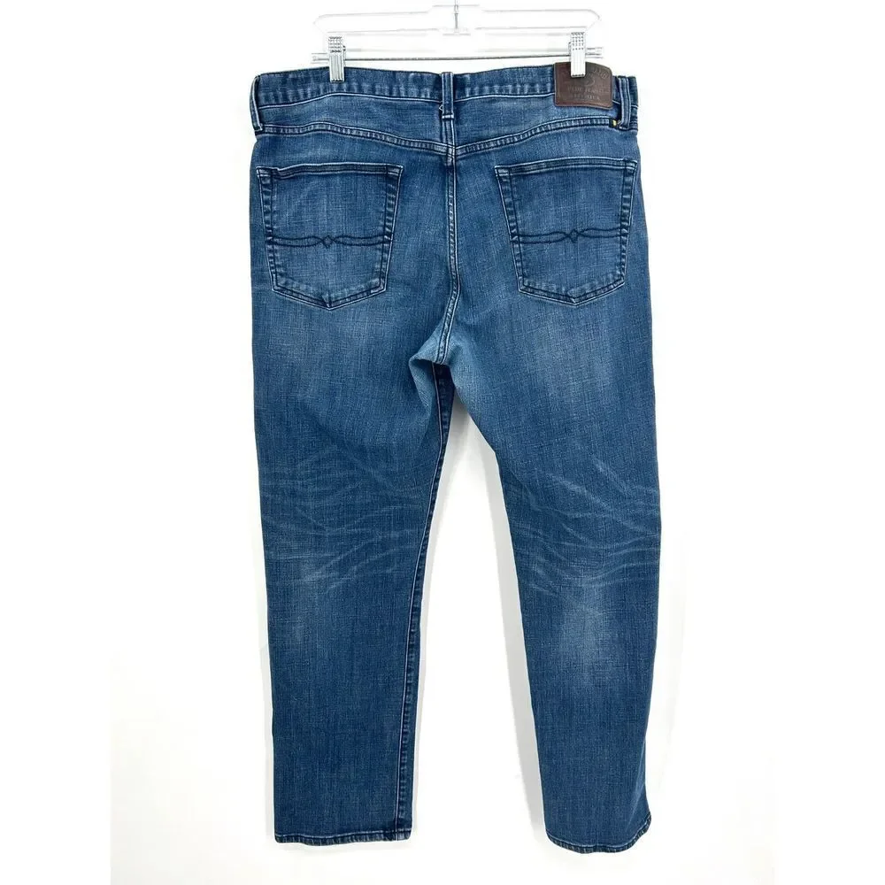 LUCKY BRAND Men's 363 Vintage Straight Leg Denim Blue Jeans Size 38 x 32